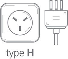 Prise électrique de type H